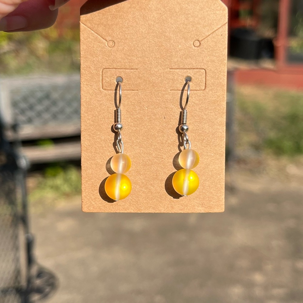 Yellow Earrings